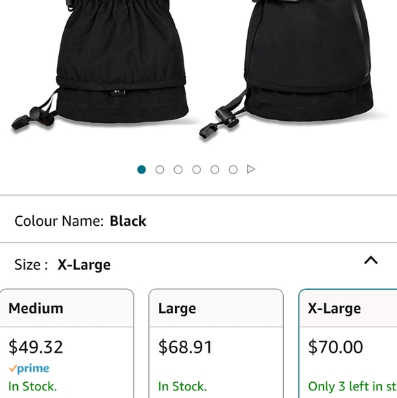 NWT Cevapro -40 Waterproof Ski Gloves - Picture 7 of 14